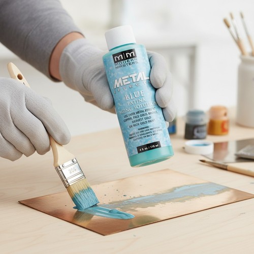 Reactive blue patina - reactive,