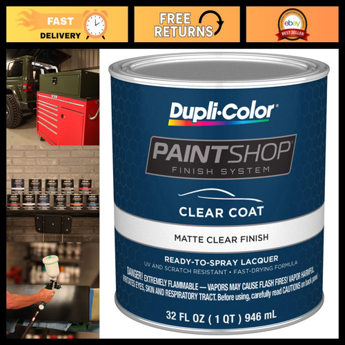 Matte clear automotive paint - clear,
