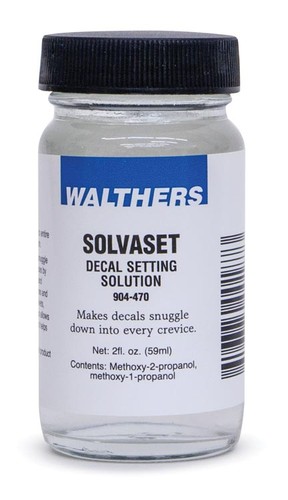 Walthers solvaset liquid decal - liquid,